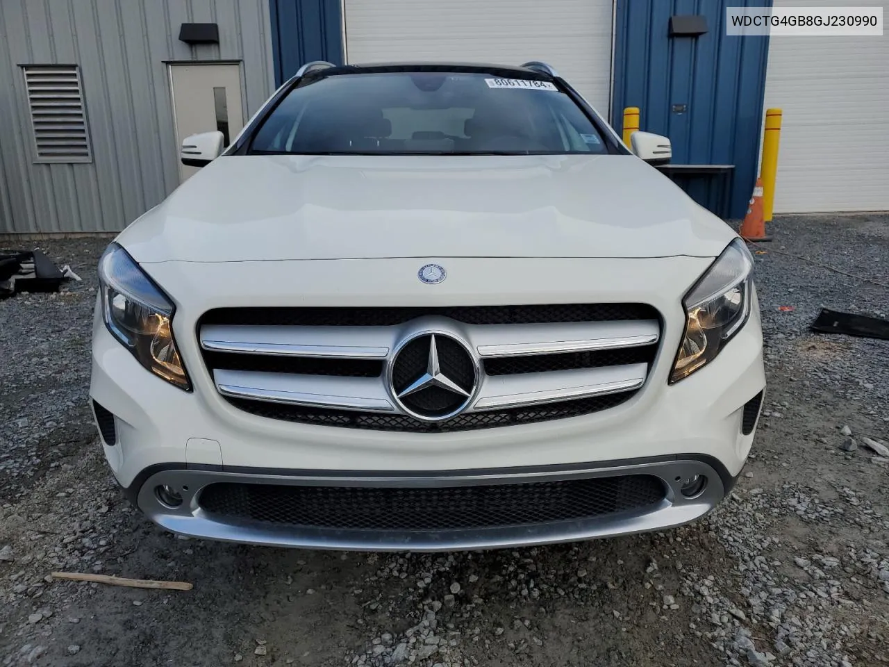 2016 Mercedes-Benz Gla 250 4Matic VIN: WDCTG4GB8GJ230990 Lot: 80611784