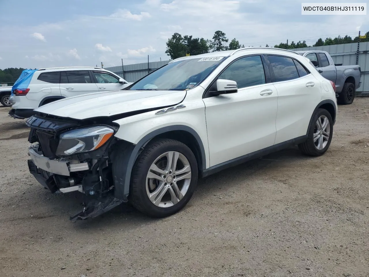 2017 Mercedes-Benz Gla 250 4Matic VIN: WDCTG4GB1HJ311119 Lot: 59016104