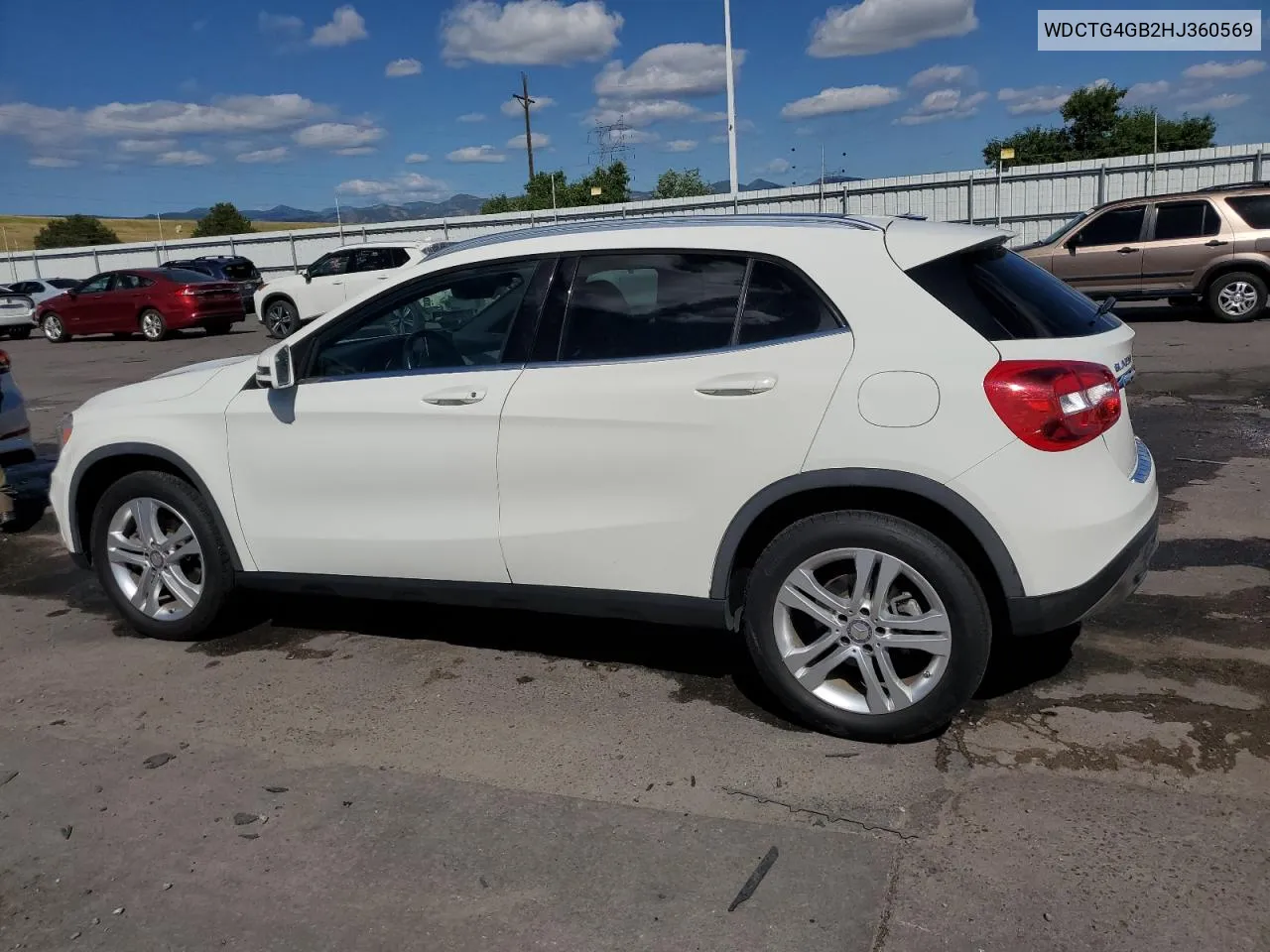 2017 Mercedes-Benz Gla 250 4Matic VIN: WDCTG4GB2HJ360569 Lot: 61347584