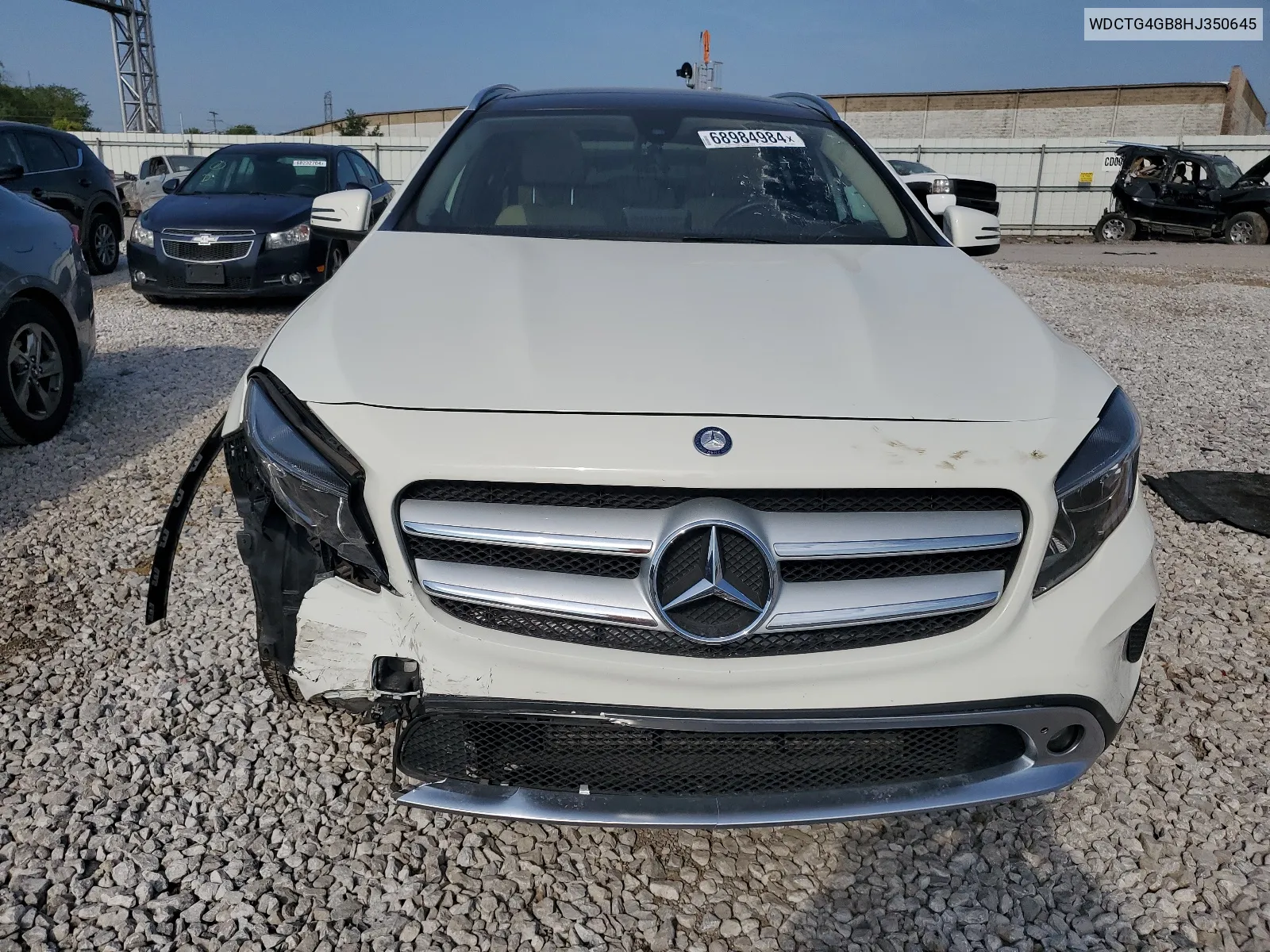 2017 Mercedes-Benz Gla 250 4Matic VIN: WDCTG4GB8HJ350645 Lot: 68984984