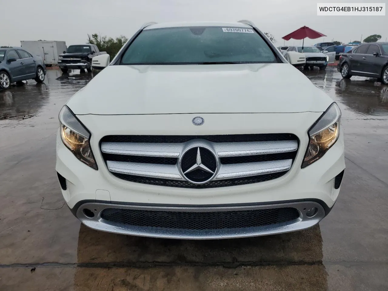 2017 Mercedes-Benz Gla 250 VIN: WDCTG4EB1HJ315187 Lot: 69700774