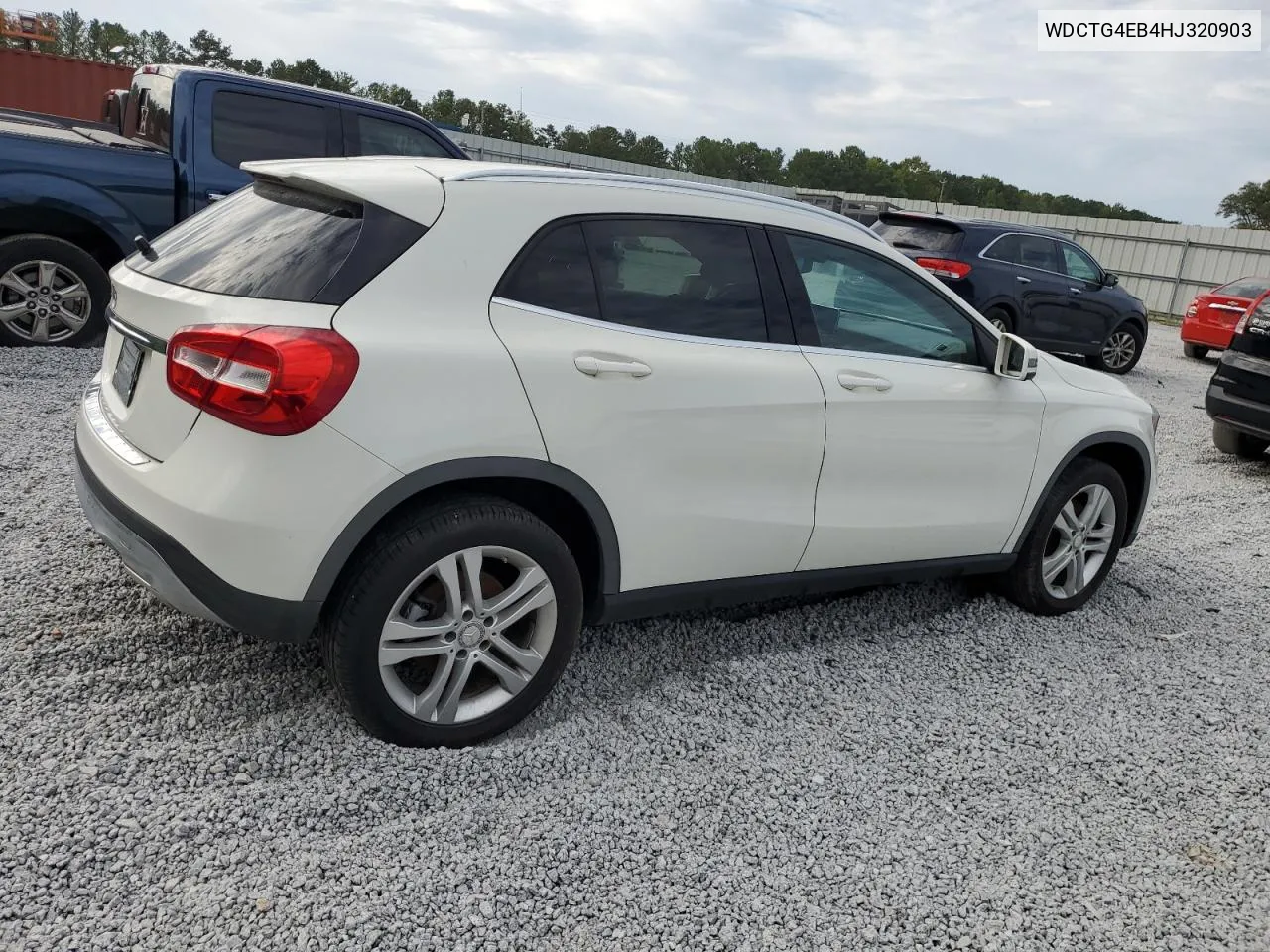 2017 Mercedes-Benz Gla 250 VIN: WDCTG4EB4HJ320903 Lot: 70293744