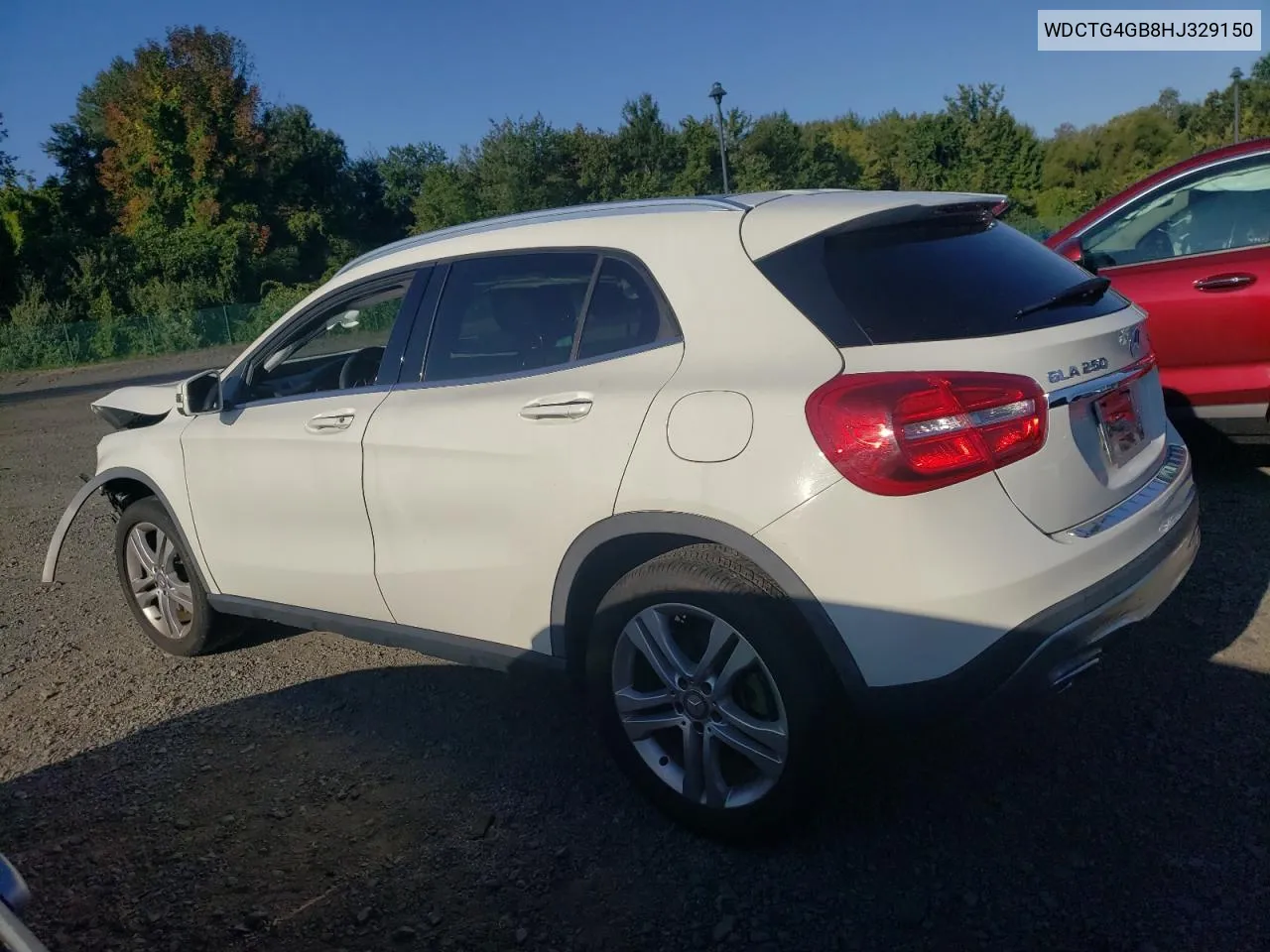 2017 Mercedes-Benz Gla 250 4Matic VIN: WDCTG4GB8HJ329150 Lot: 70656374