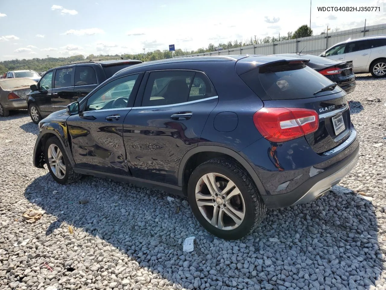 2017 Mercedes-Benz Gla 250 4Matic VIN: WDCTG4GB2HJ350771 Lot: 70761604