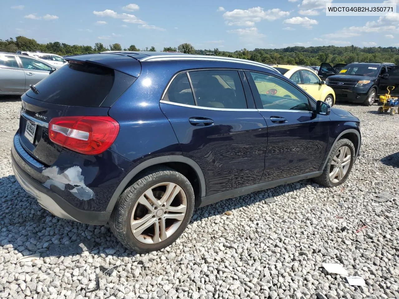 2017 Mercedes-Benz Gla 250 4Matic VIN: WDCTG4GB2HJ350771 Lot: 70761604