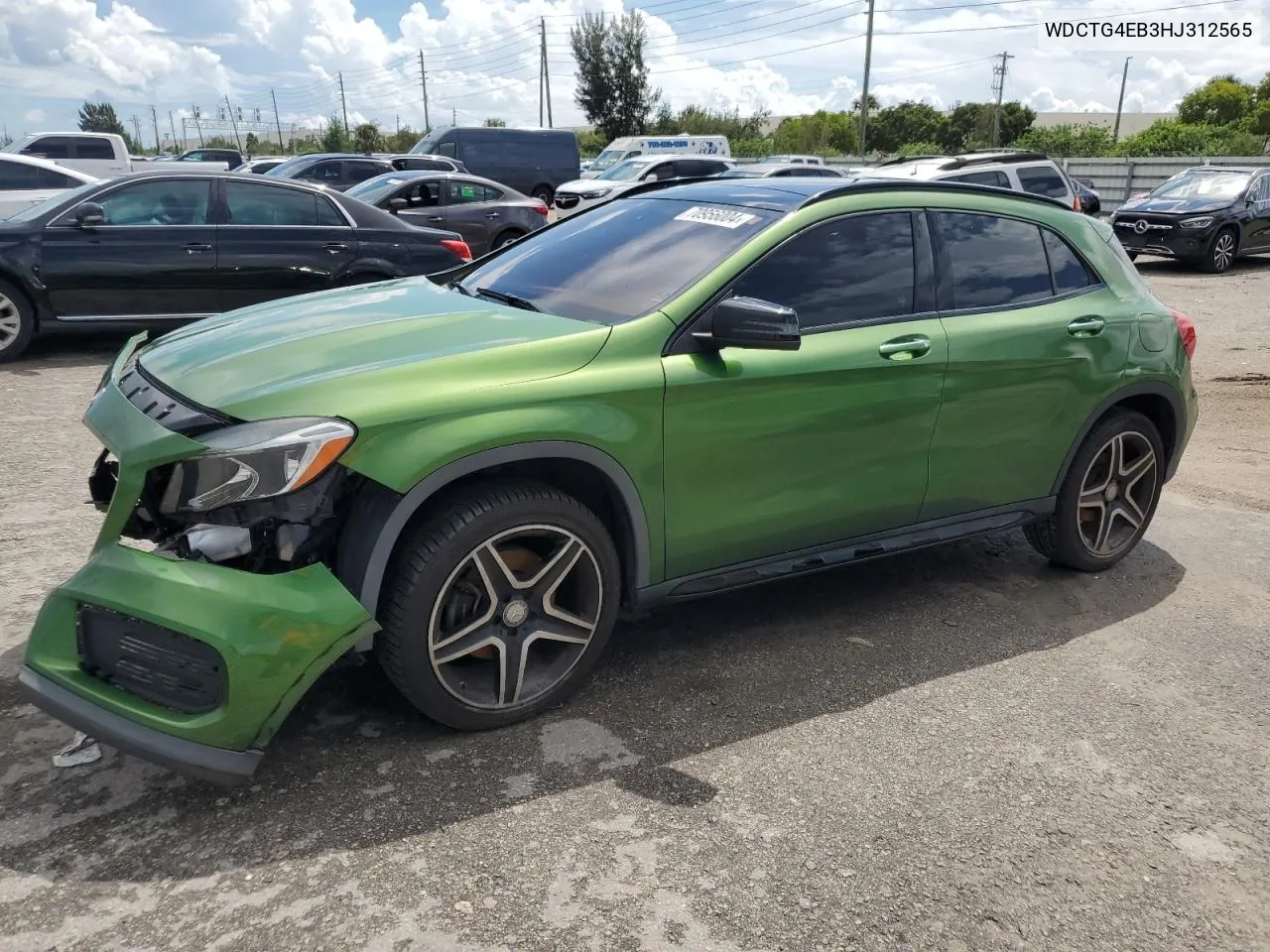 2017 Mercedes-Benz Gla 250 VIN: WDCTG4EB3HJ312565 Lot: 70956004