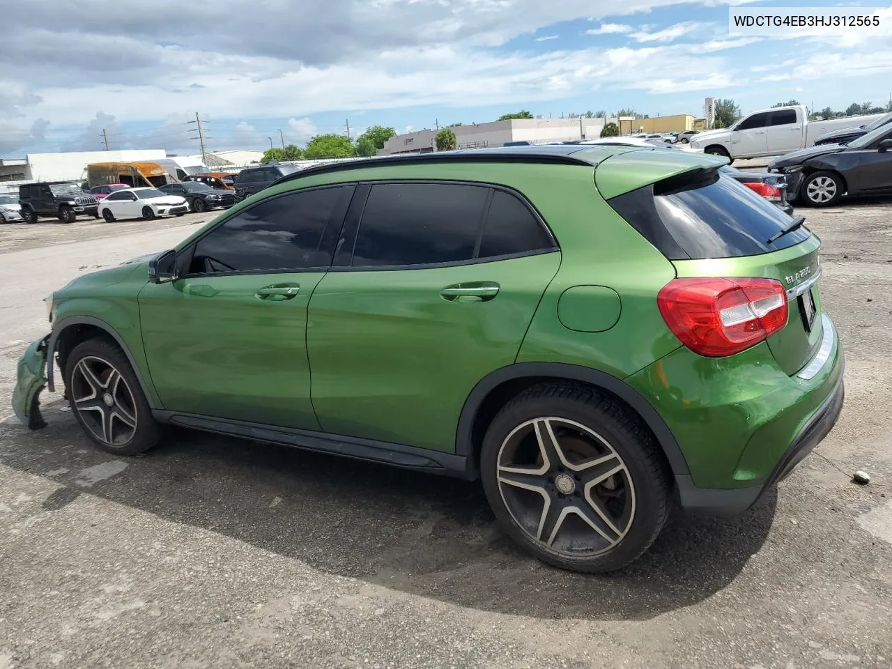 2017 Mercedes-Benz Gla 250 VIN: WDCTG4EB3HJ312565 Lot: 70956004