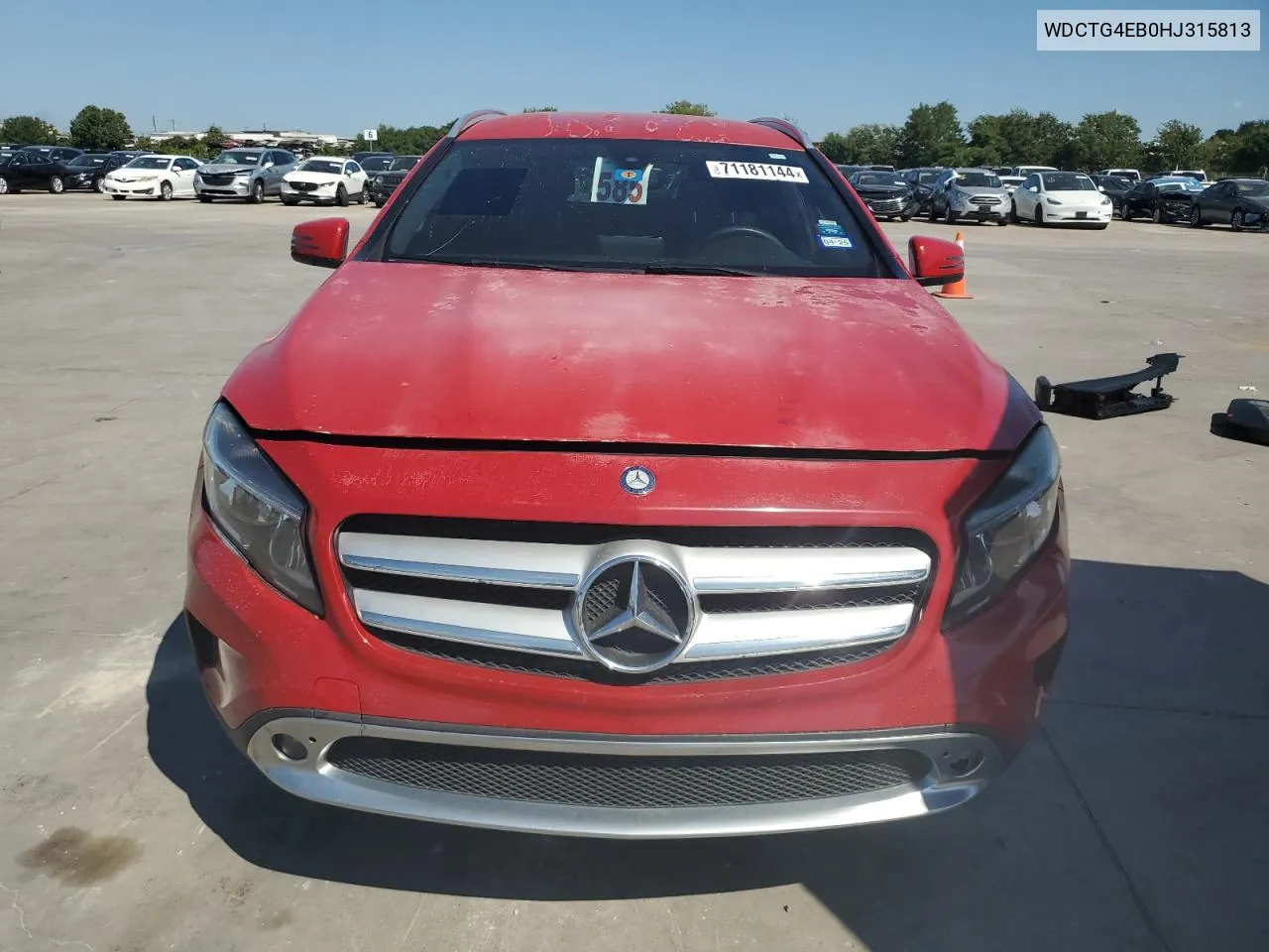 2017 Mercedes-Benz Gla 250 VIN: WDCTG4EB0HJ315813 Lot: 71181144