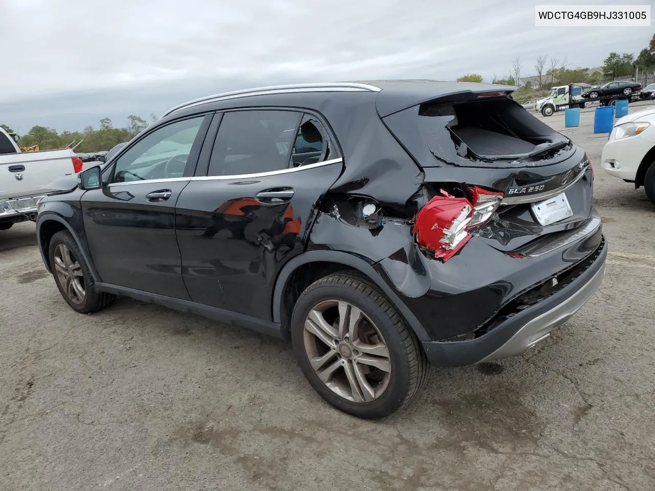 2017 Mercedes-Benz Gla 250 4Matic VIN: WDCTG4GB9HJ331005 Lot: 71453634