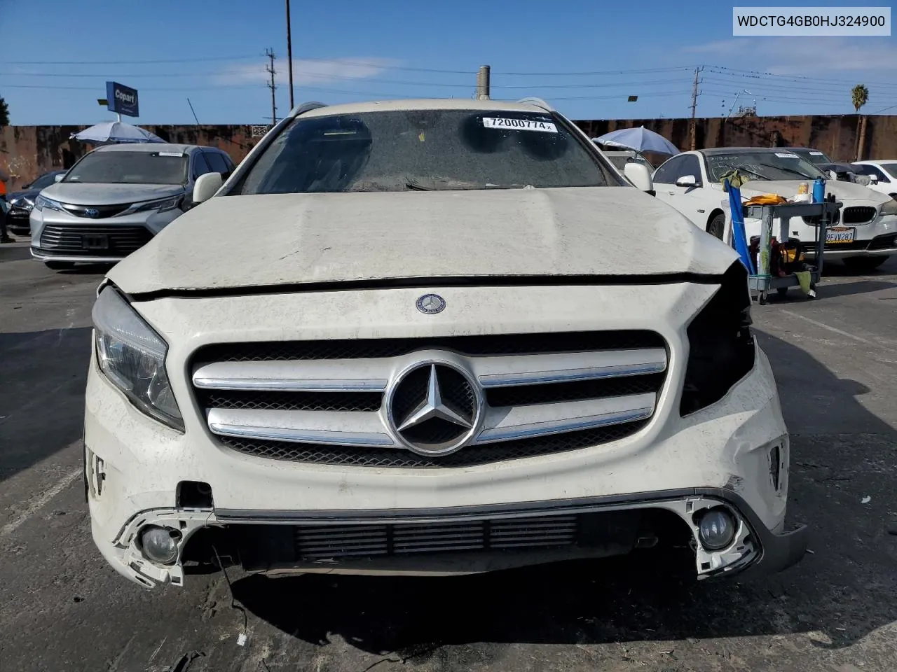 2017 Mercedes-Benz Gla 250 4Matic VIN: WDCTG4GB0HJ324900 Lot: 72000774