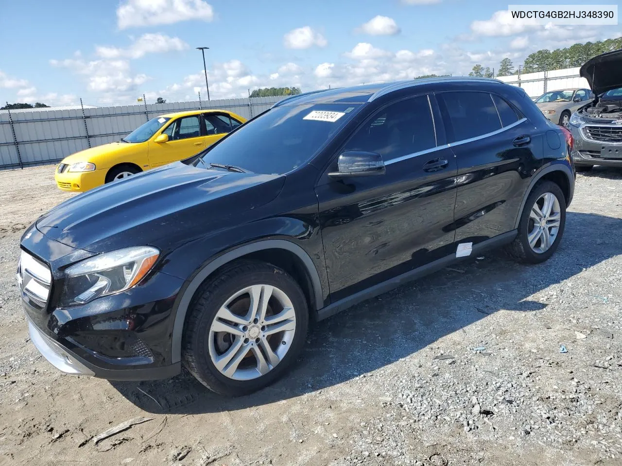 2017 Mercedes-Benz Gla 250 4Matic VIN: WDCTG4GB2HJ348390 Lot: 72203934