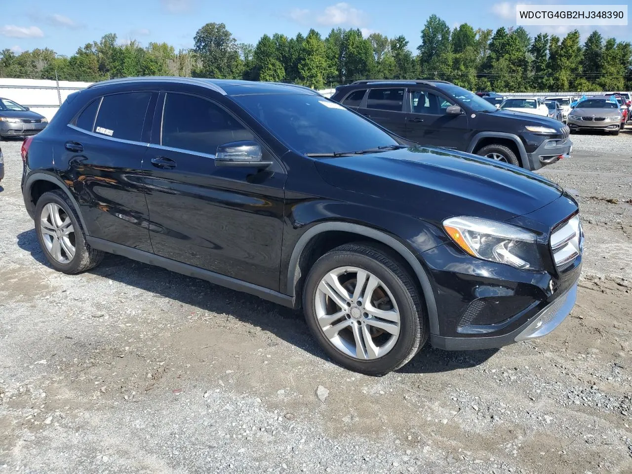 2017 Mercedes-Benz Gla 250 4Matic VIN: WDCTG4GB2HJ348390 Lot: 72203934