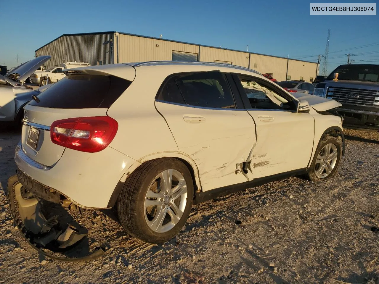 2017 Mercedes-Benz Gla 250 VIN: WDCTG4EB8HJ308074 Lot: 73217754