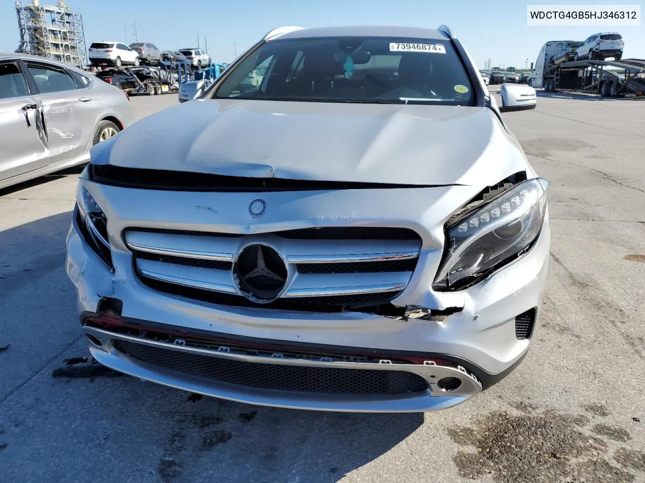 2017 Mercedes-Benz Gla 250 4Matic VIN: WDCTG4GB5HJ346312 Lot: 73946874