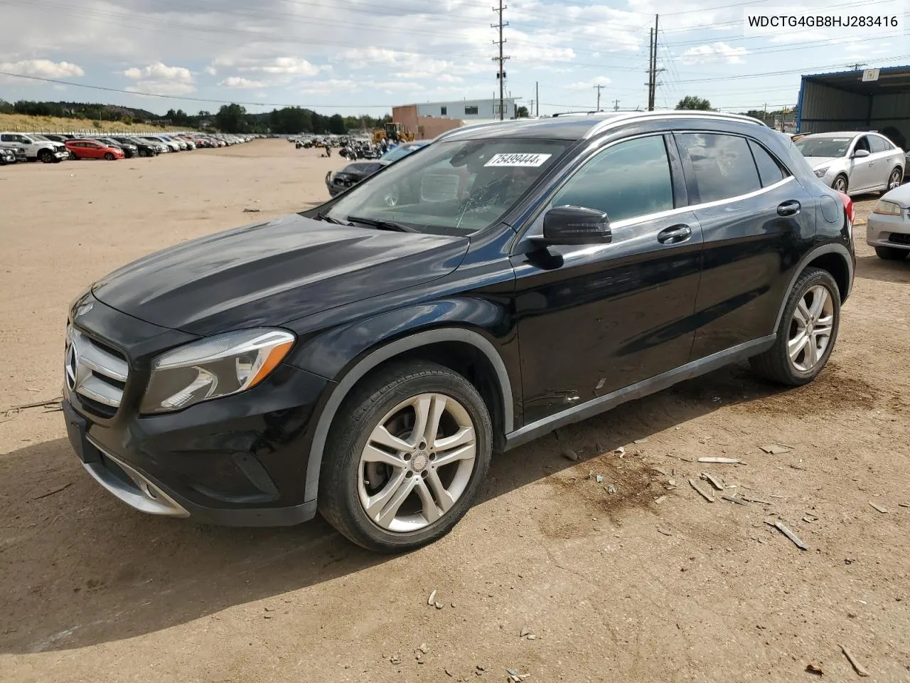 2017 Mercedes-Benz Gla 250 4Matic VIN: WDCTG4GB8HJ283416 Lot: 75499444