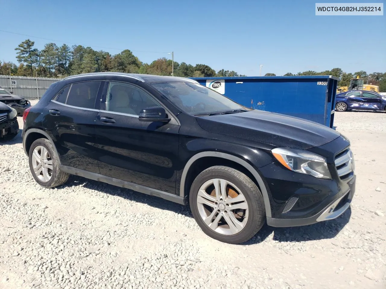 2017 Mercedes-Benz Gla 250 4Matic VIN: WDCTG4GB2HJ352214 Lot: 77418654