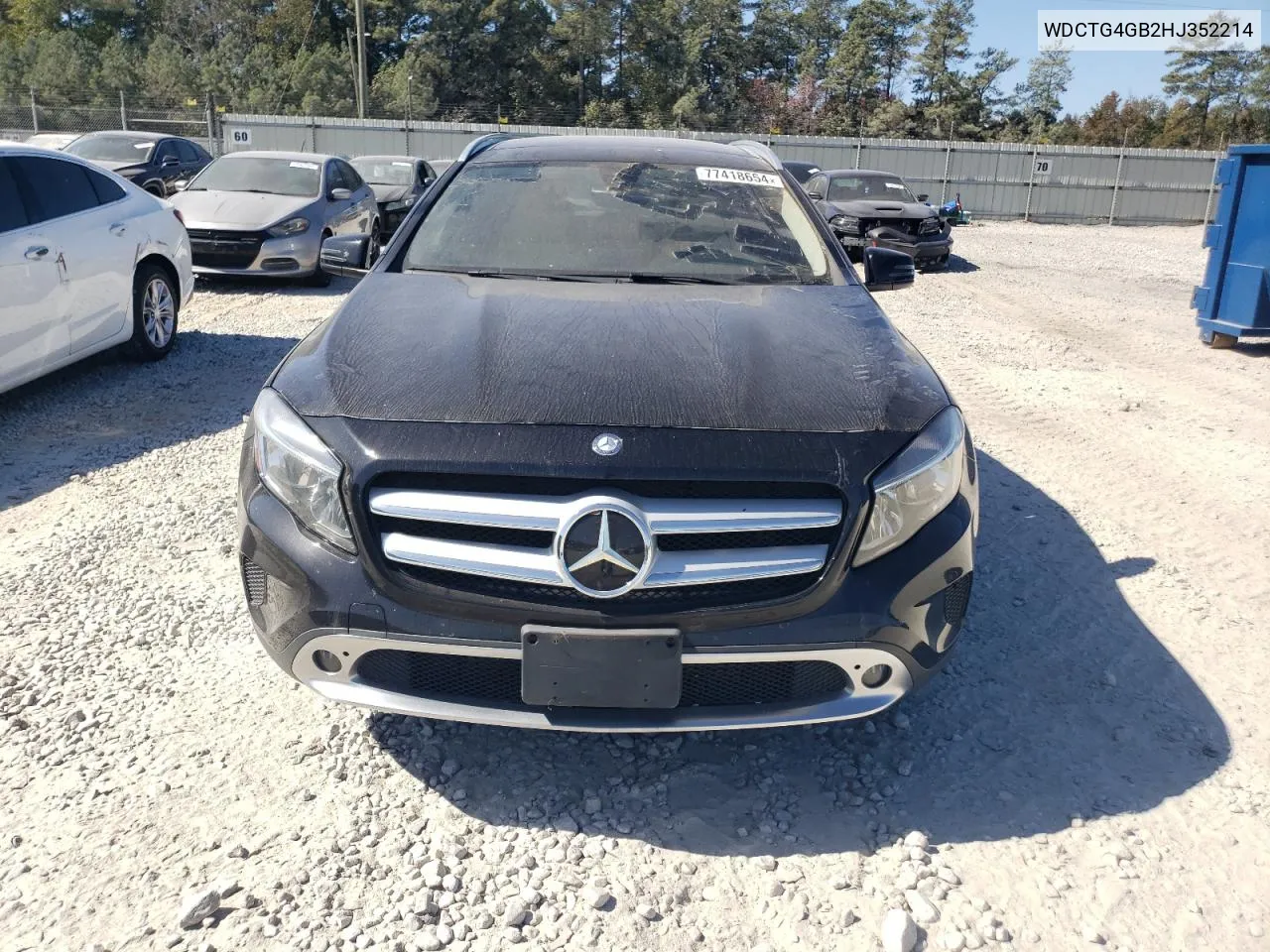 2017 Mercedes-Benz Gla 250 4Matic VIN: WDCTG4GB2HJ352214 Lot: 77418654