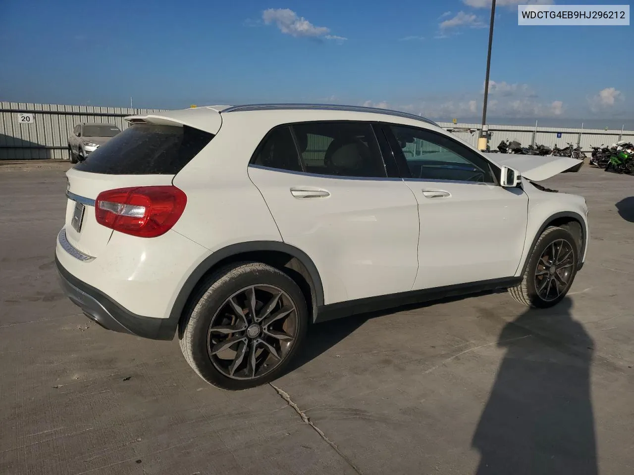 2017 Mercedes-Benz Gla 250 VIN: WDCTG4EB9HJ296212 Lot: 77959874