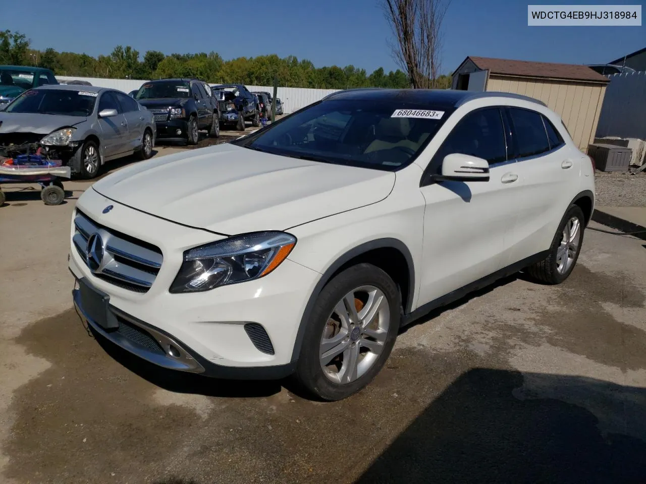 2017 Mercedes-Benz Gla 250 VIN: WDCTG4EB9HJ318984 Lot: 80661054