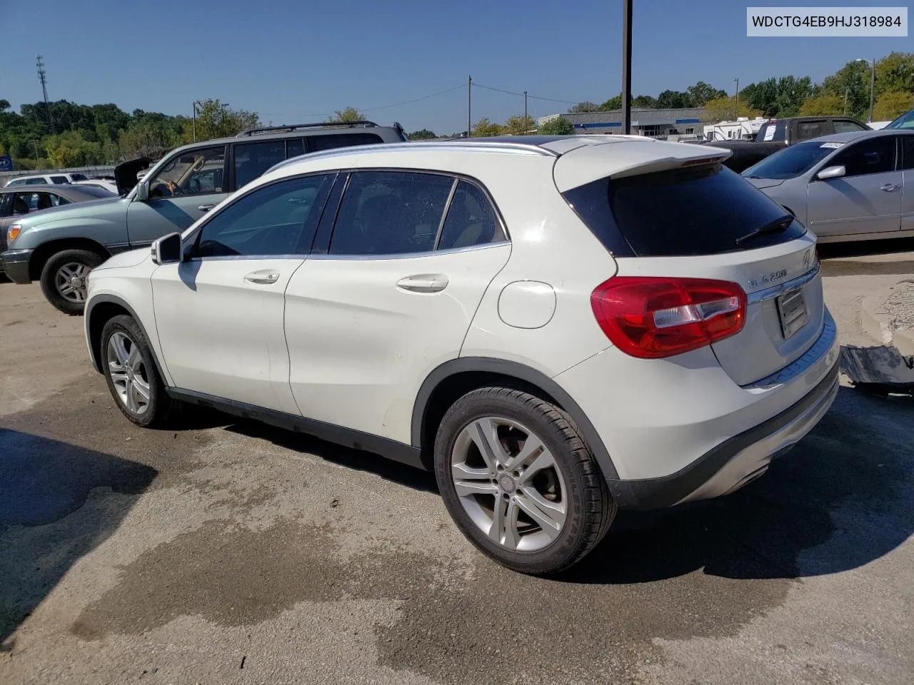 2017 Mercedes-Benz Gla 250 VIN: WDCTG4EB9HJ318984 Lot: 80661054