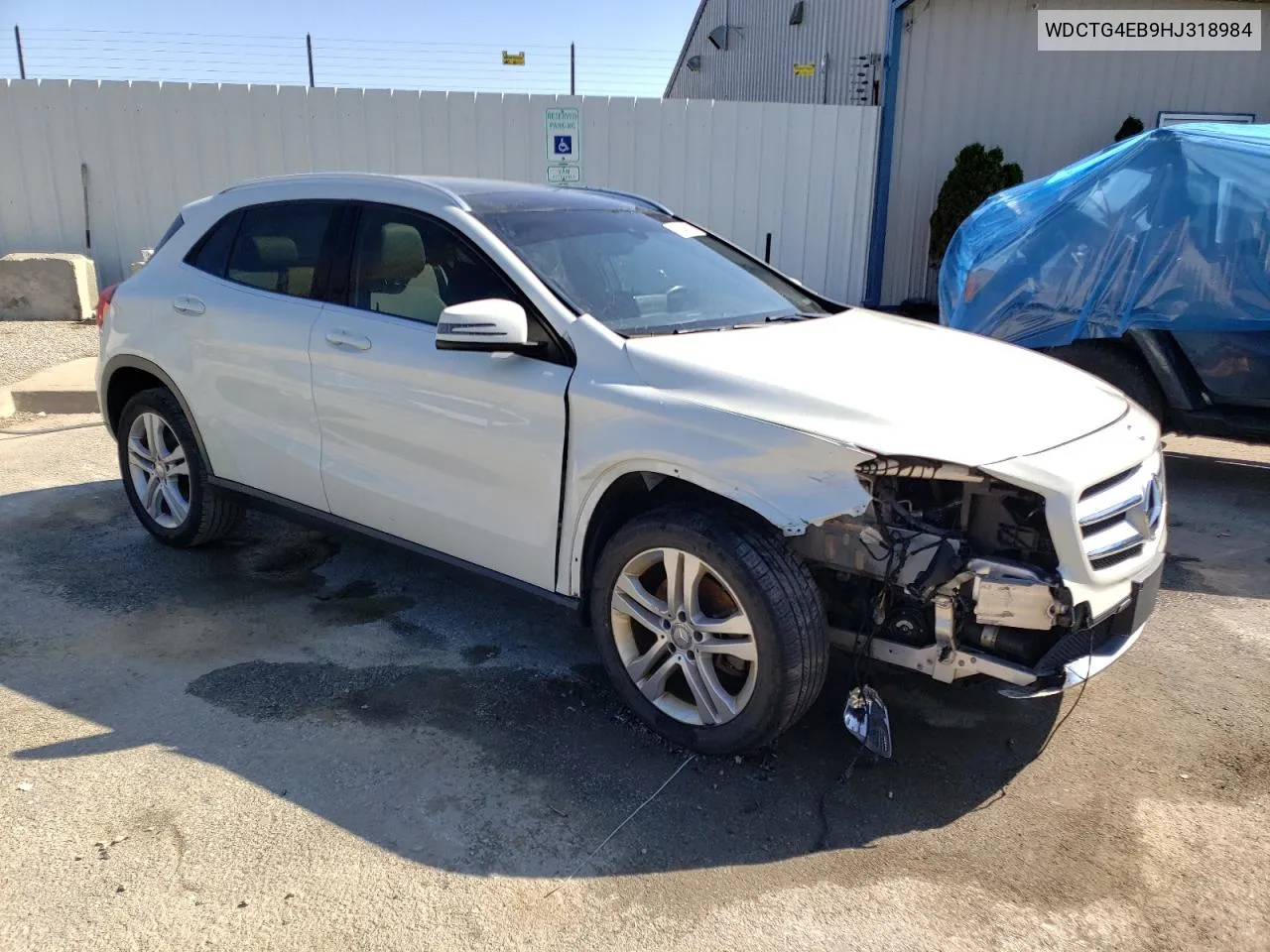 2017 Mercedes-Benz Gla 250 VIN: WDCTG4EB9HJ318984 Lot: 80661054