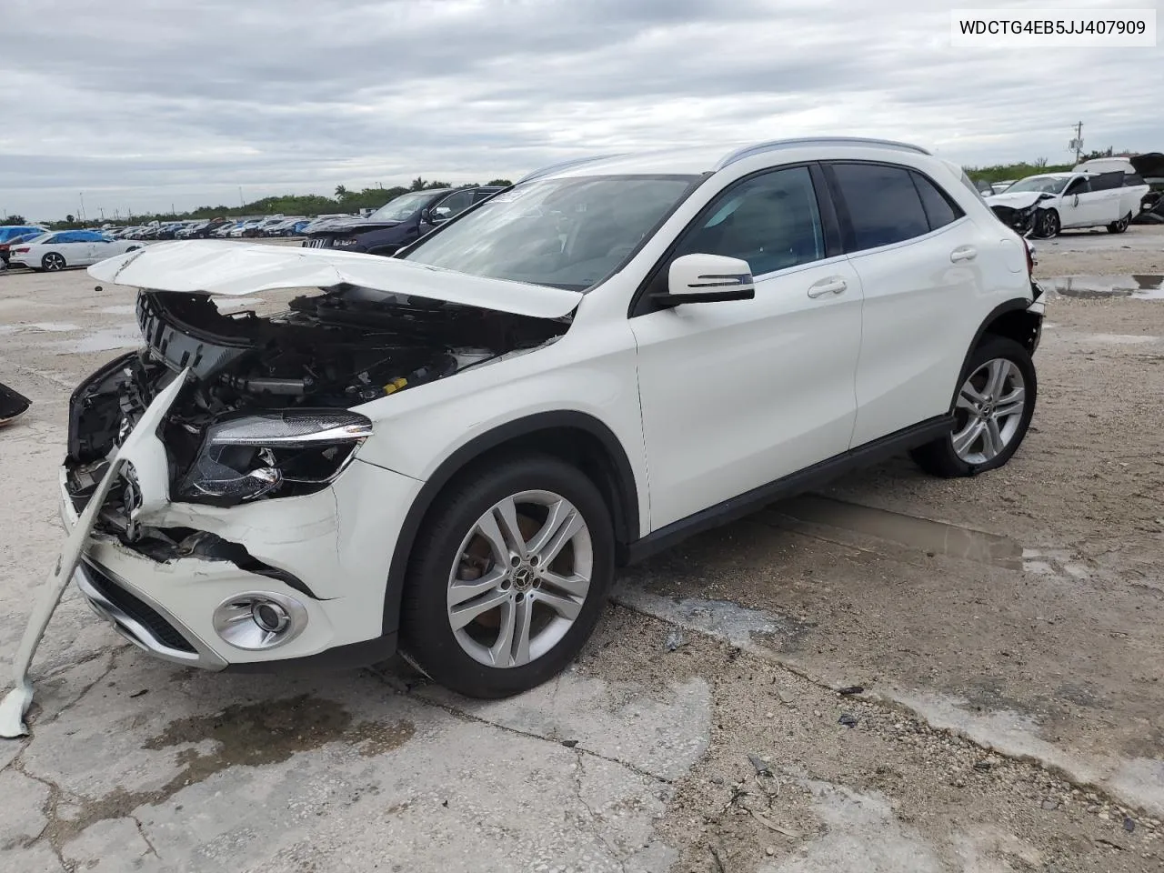 2018 Mercedes-Benz Gla 250 VIN: WDCTG4EB5JJ407909 Lot: 58635774