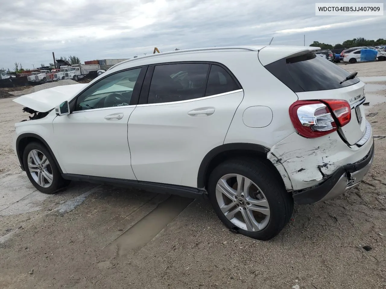 2018 Mercedes-Benz Gla 250 VIN: WDCTG4EB5JJ407909 Lot: 58635774