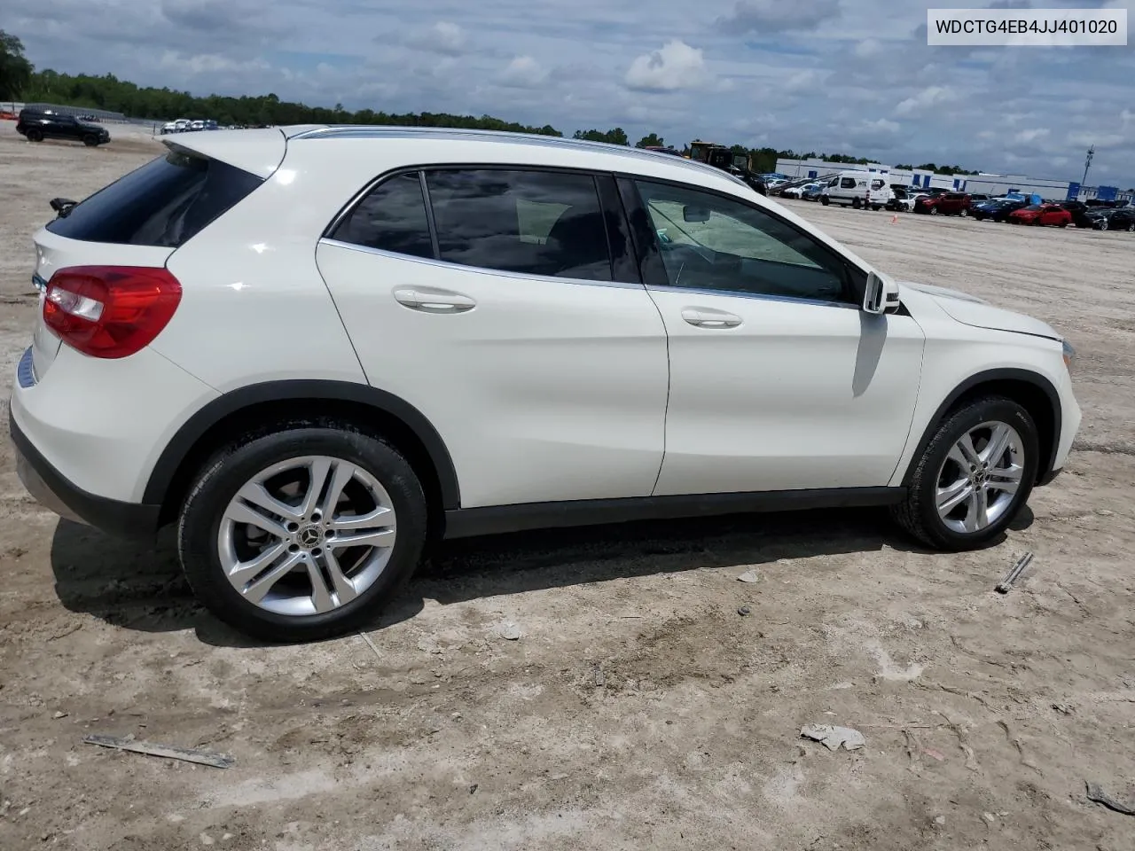 2018 Mercedes-Benz Gla 250 VIN: WDCTG4EB4JJ401020 Lot: 61529284