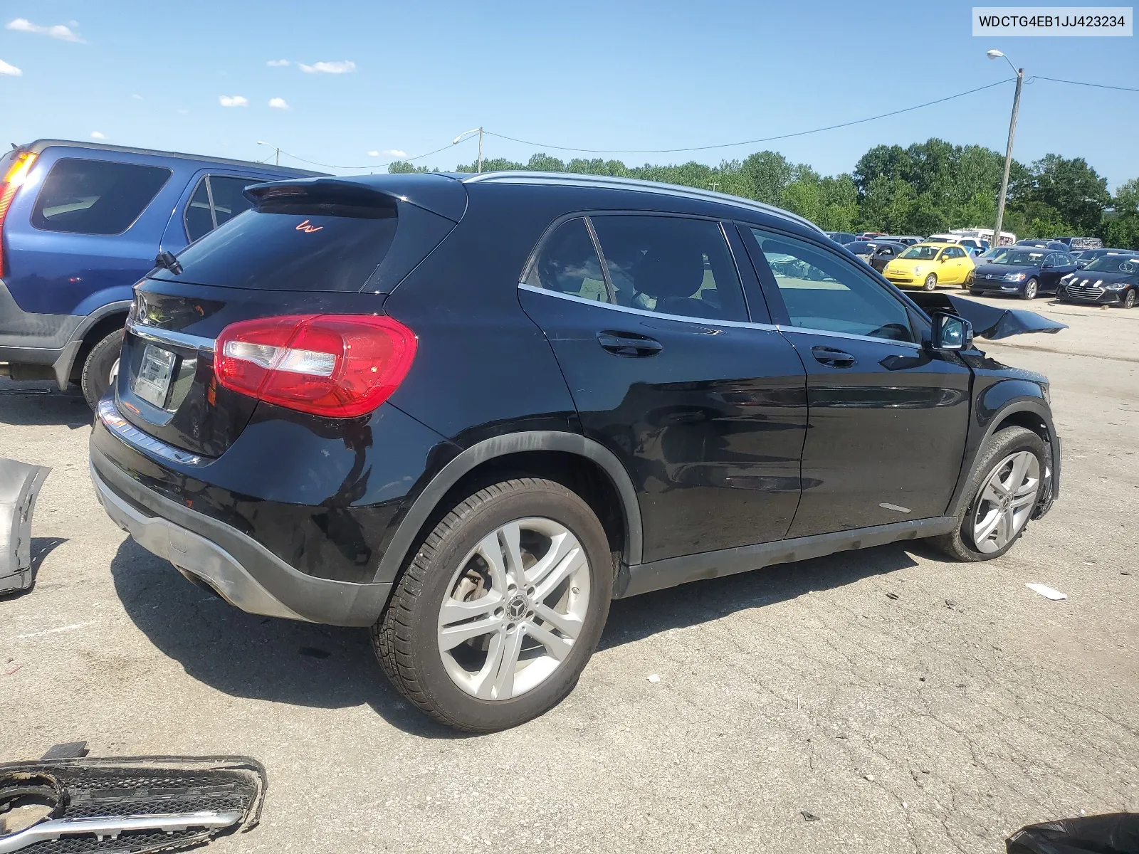 2018 Mercedes-Benz Gla 250 VIN: WDCTG4EB1JJ423234 Lot: 63767384