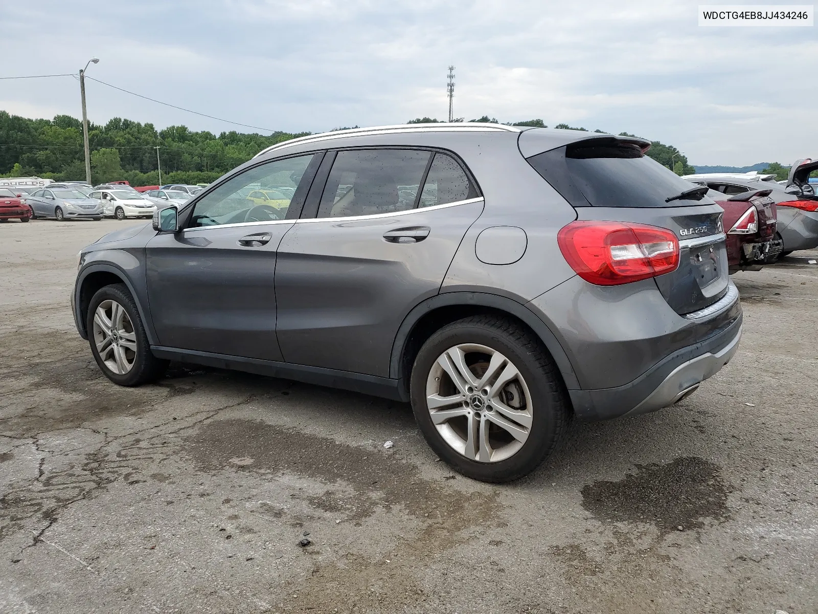 2018 Mercedes-Benz Gla 250 VIN: WDCTG4EB8JJ434246 Lot: 63836014