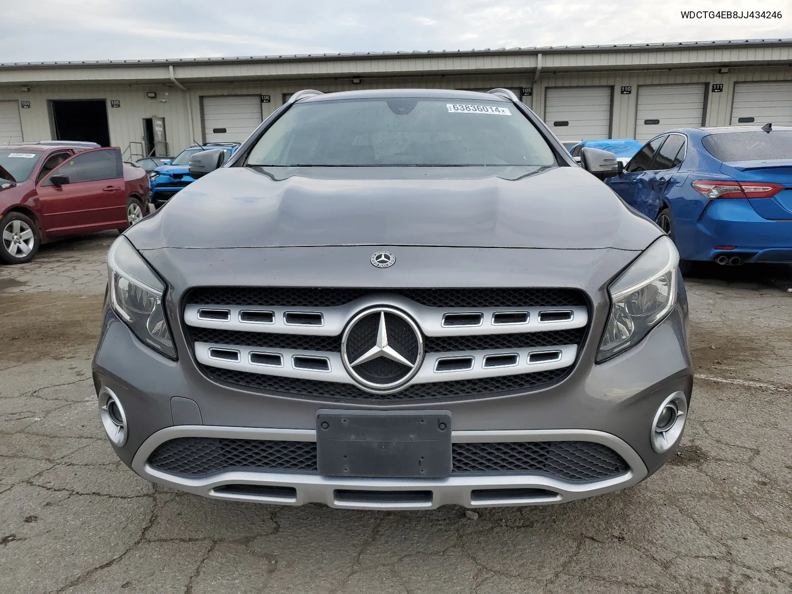 2018 Mercedes-Benz Gla 250 VIN: WDCTG4EB8JJ434246 Lot: 63836014