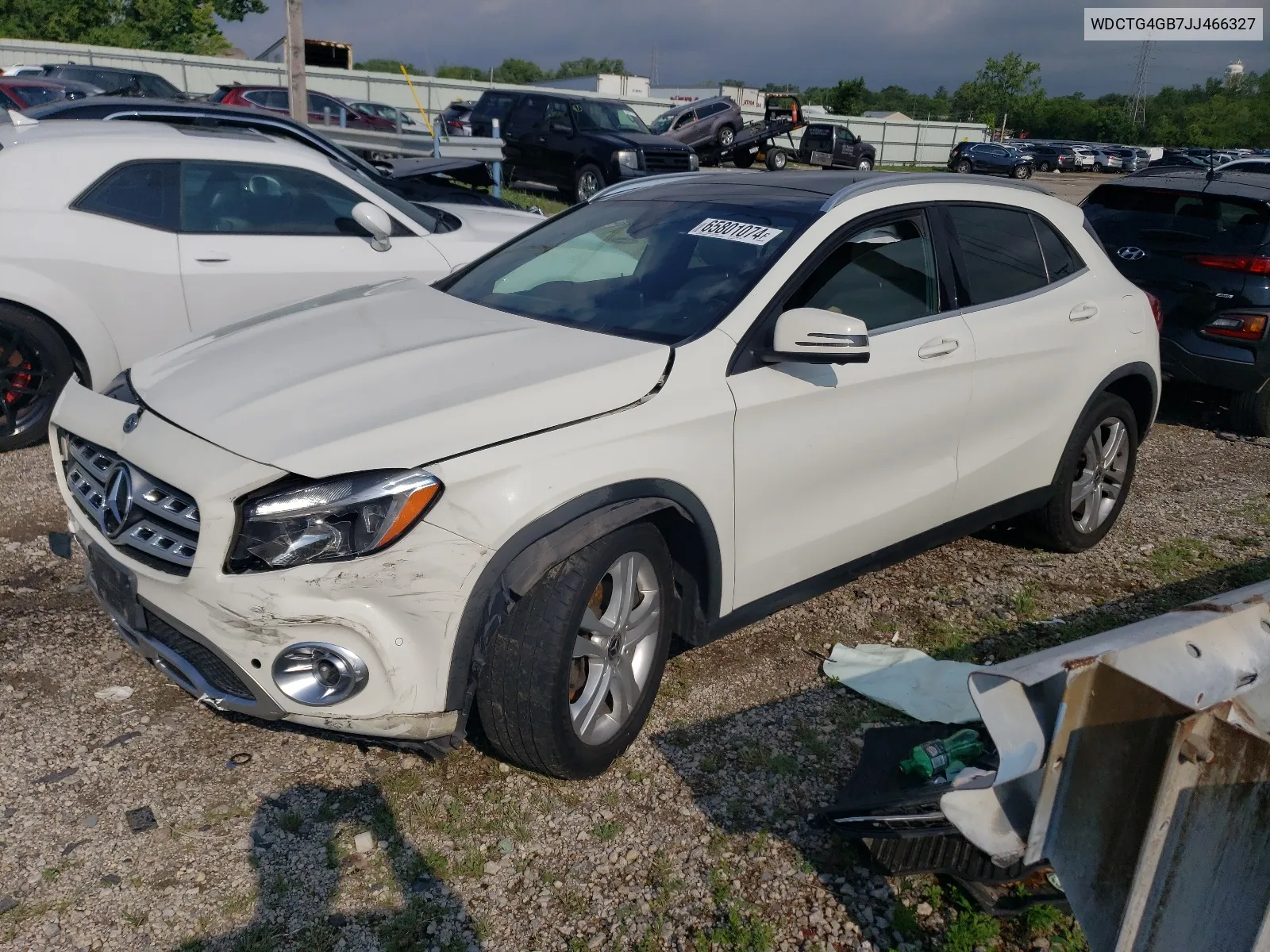 2018 Mercedes-Benz Gla 250 4Matic VIN: WDCTG4GB7JJ466327 Lot: 65801074