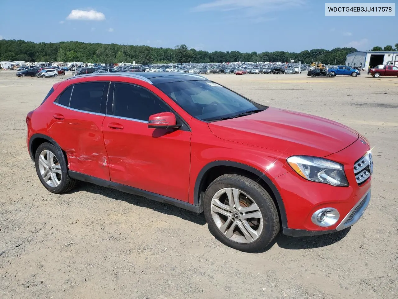 2018 Mercedes-Benz Gla 250 VIN: WDCTG4EB3JJ417578 Lot: 67529014