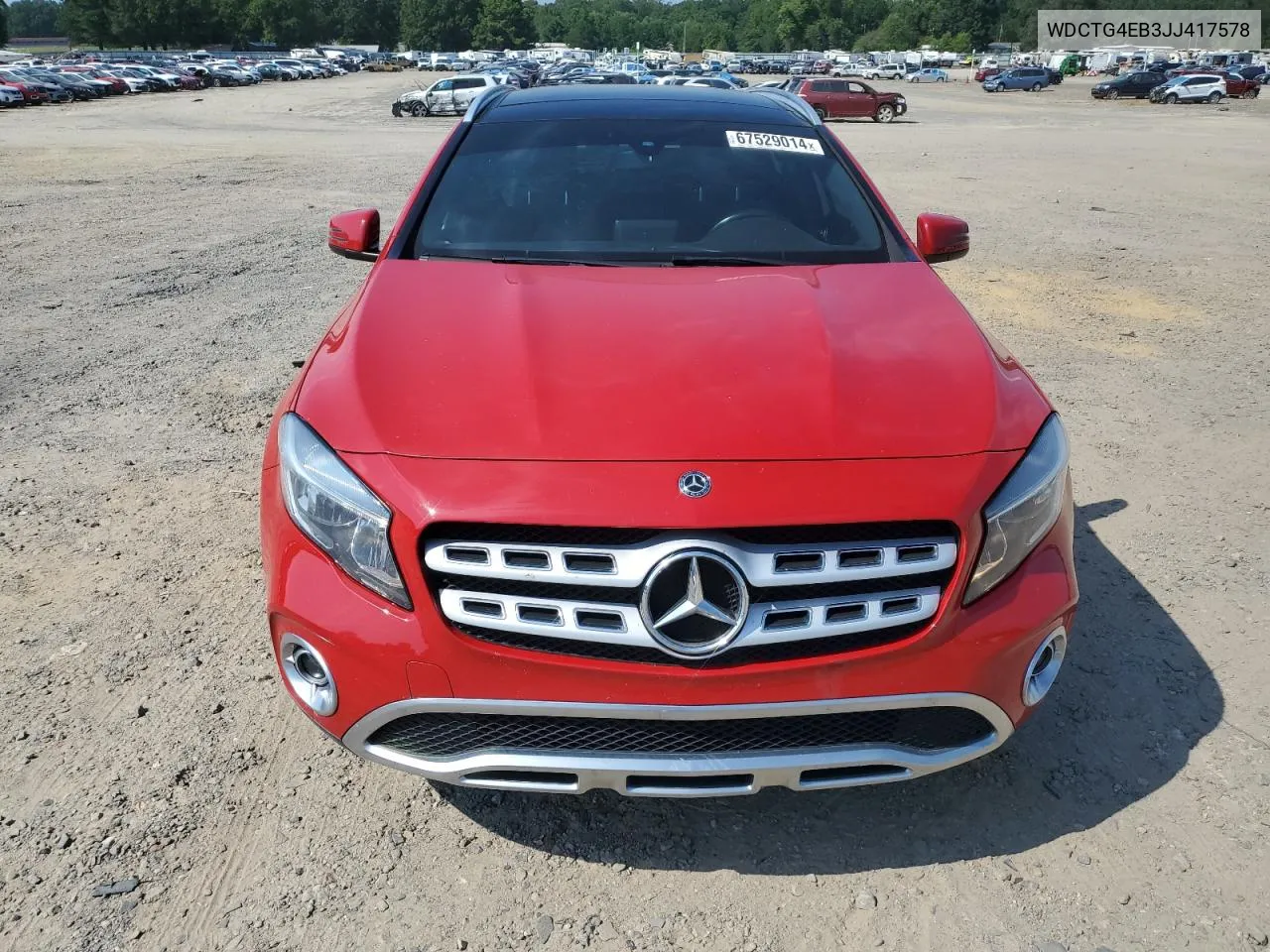 2018 Mercedes-Benz Gla 250 VIN: WDCTG4EB3JJ417578 Lot: 67529014