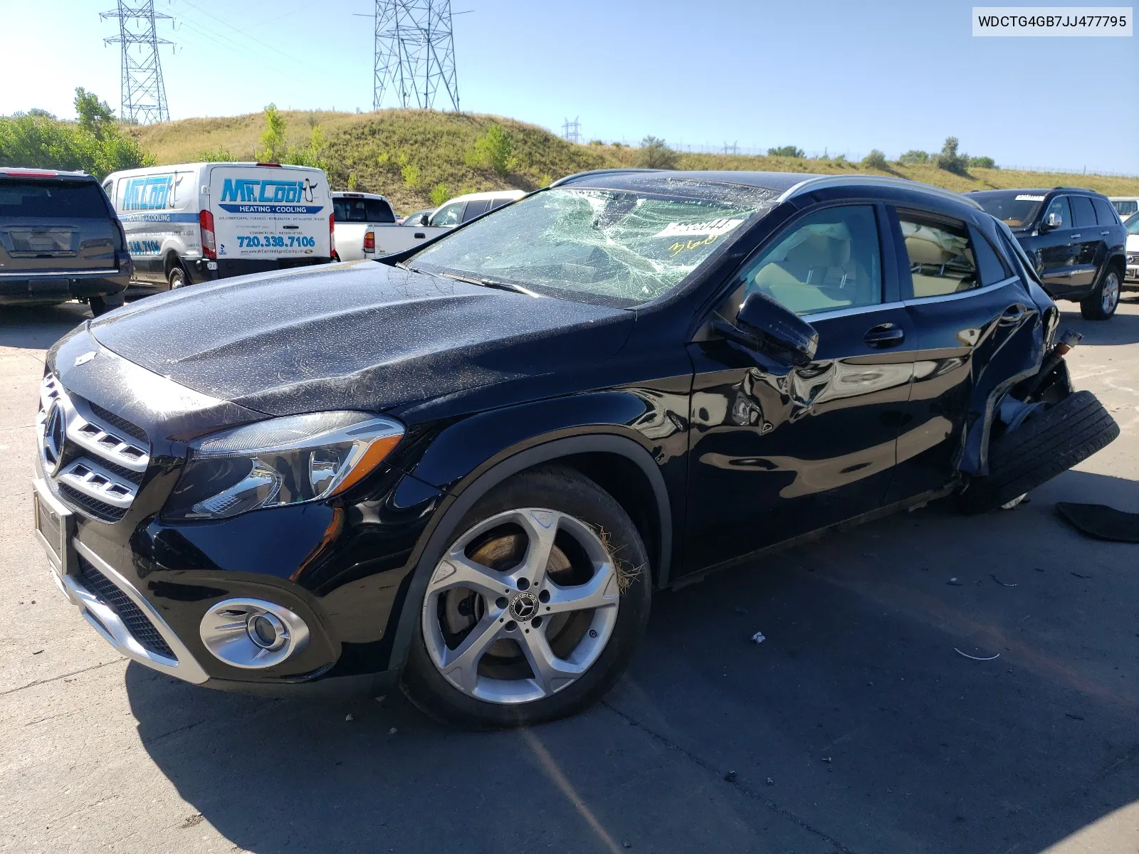 2018 Mercedes-Benz Gla 250 4Matic VIN: WDCTG4GB7JJ477795 Lot: 67586044