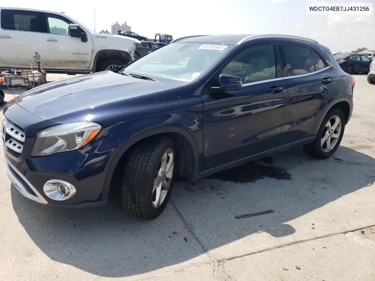 2018 Mercedes-Benz Gla 250 VIN: WDCTG4EB7JJ431256 Lot: 68700364