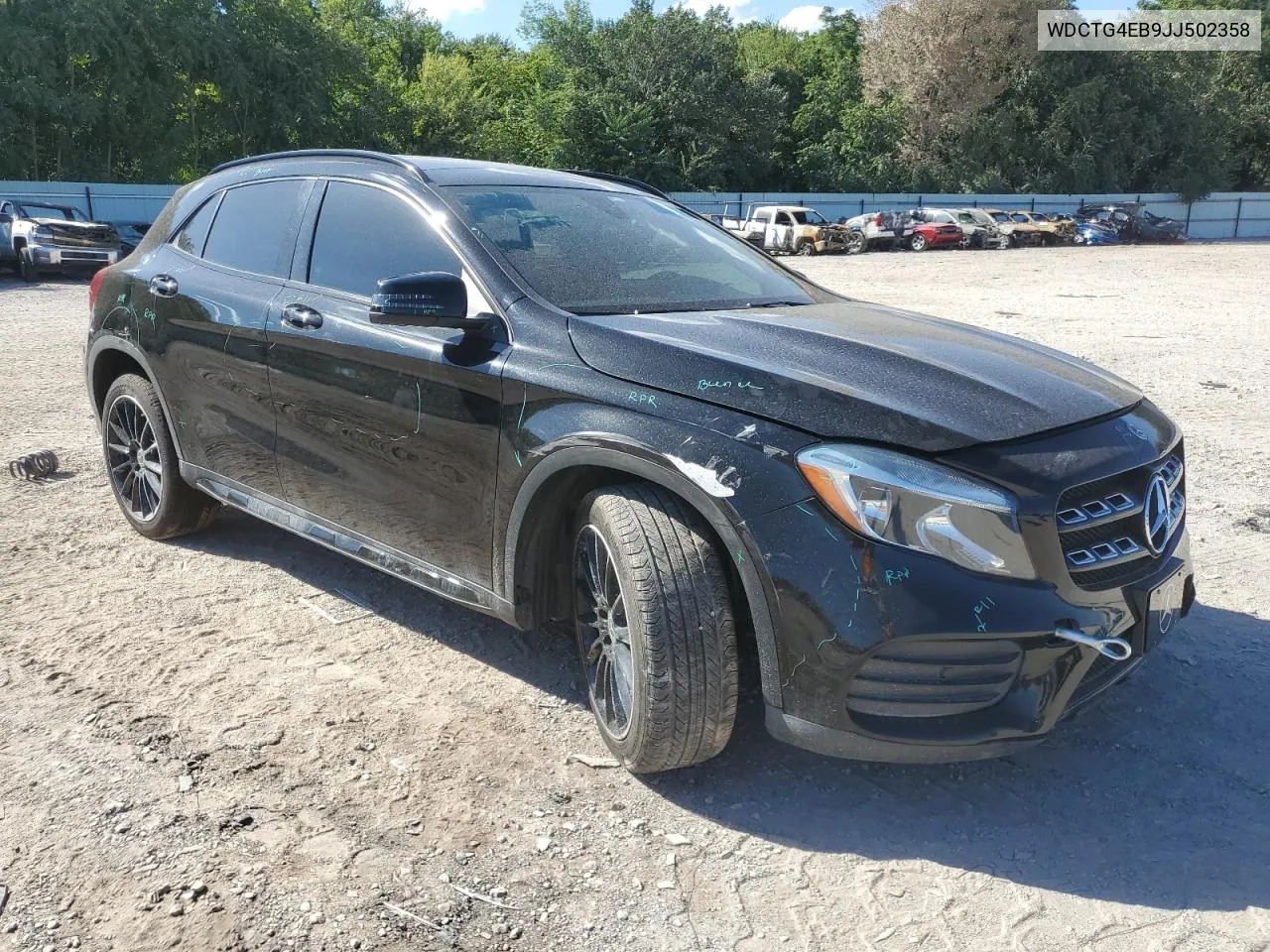 2018 Mercedes-Benz Gla 250 VIN: WDCTG4EB9JJ502358 Lot: 68940134