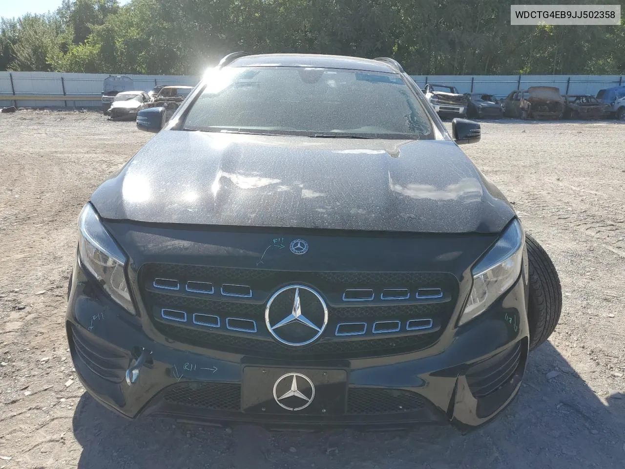 2018 Mercedes-Benz Gla 250 VIN: WDCTG4EB9JJ502358 Lot: 68940134