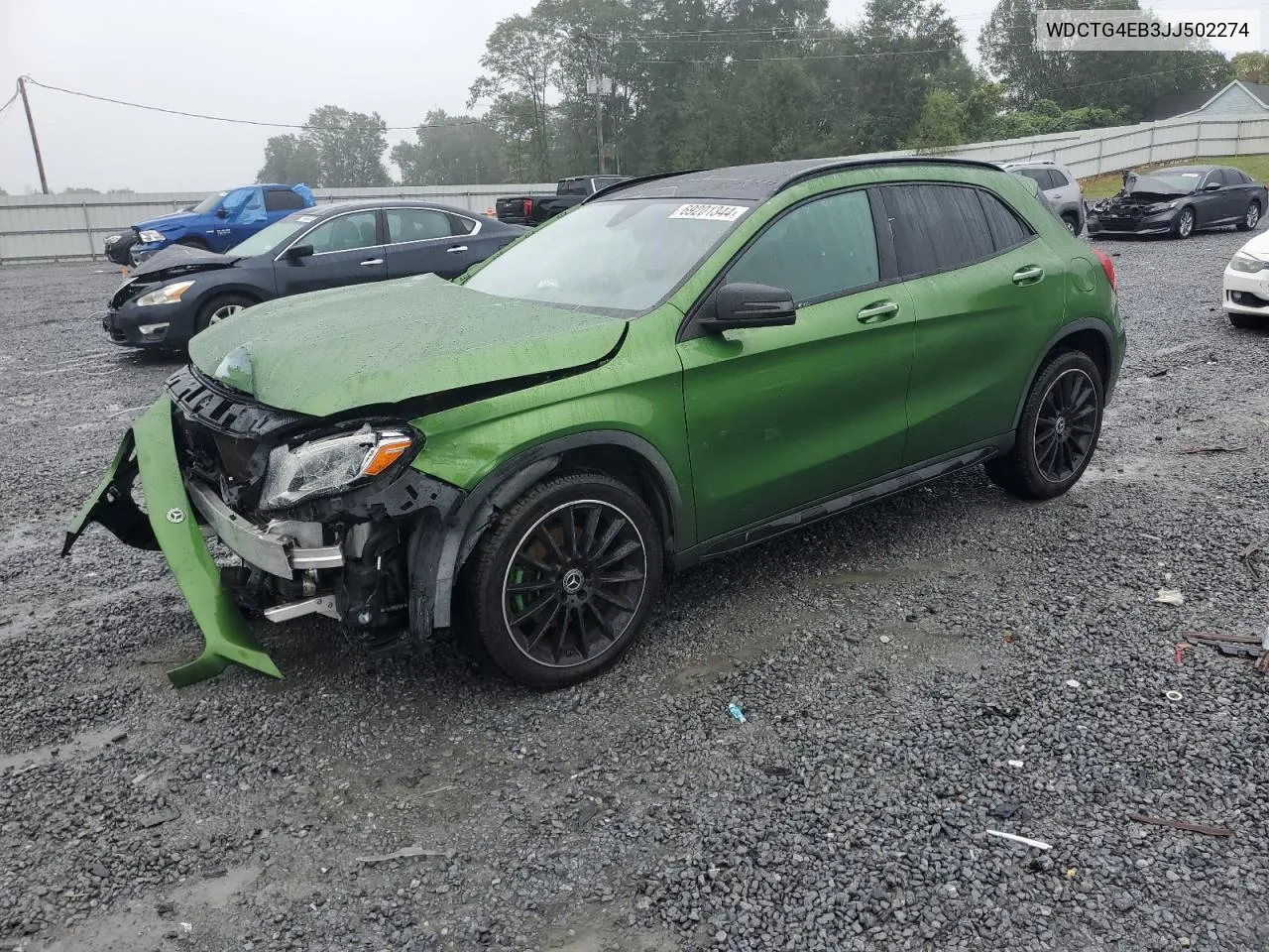 WDCTG4EB3JJ502274 2018 Mercedes-Benz Gla 250