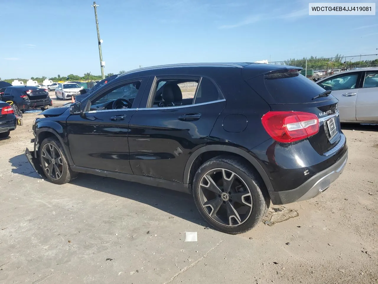 2018 Mercedes-Benz Gla 250 VIN: WDCTG4EB4JJ419081 Lot: 70974294