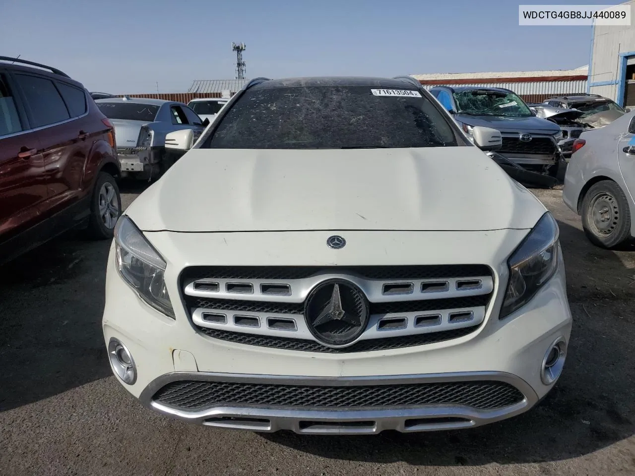 2018 Mercedes-Benz Gla 250 4Matic VIN: WDCTG4GB8JJ440089 Lot: 71613504