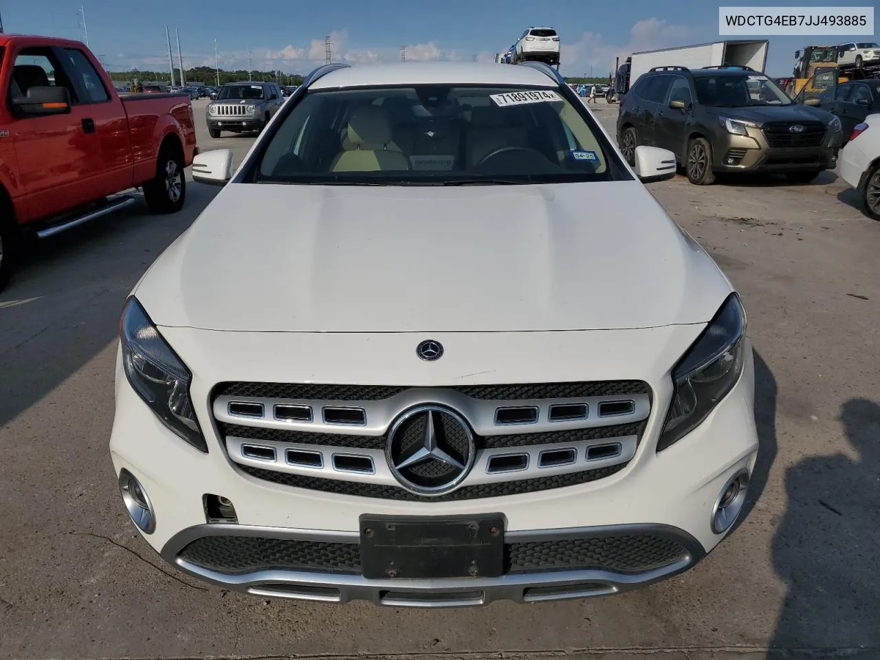 WDCTG4EB7JJ493885 2018 Mercedes-Benz Gla 250