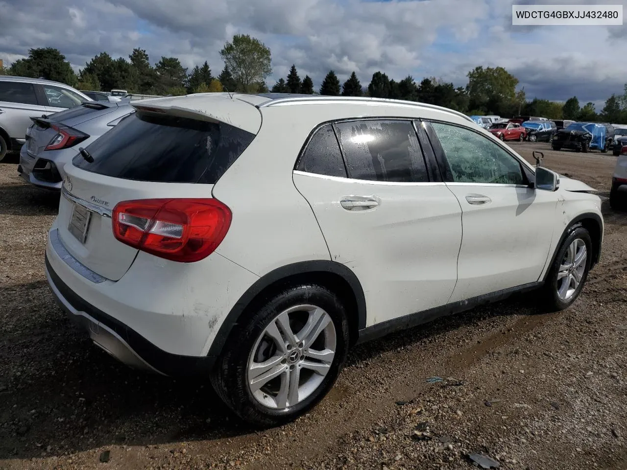 2018 Mercedes-Benz Gla 250 4Matic VIN: WDCTG4GBXJJ432480 Lot: 72070684