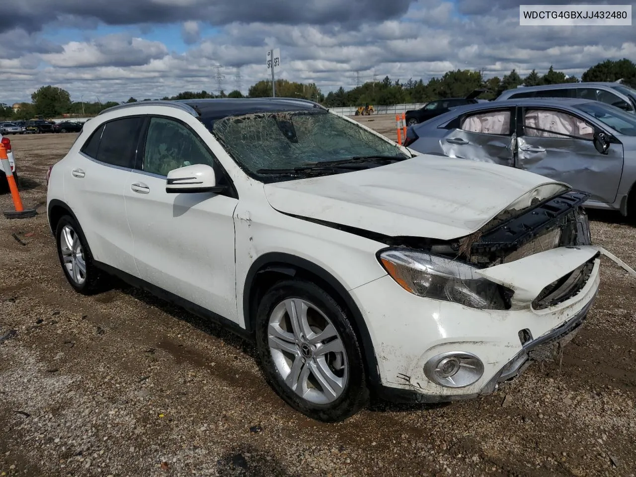 2018 Mercedes-Benz Gla 250 4Matic VIN: WDCTG4GBXJJ432480 Lot: 72070684