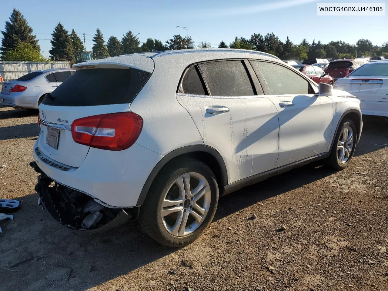 2018 Mercedes-Benz Gla 250 4Matic VIN: WDCTG4GBXJJ446105 Lot: 72227574