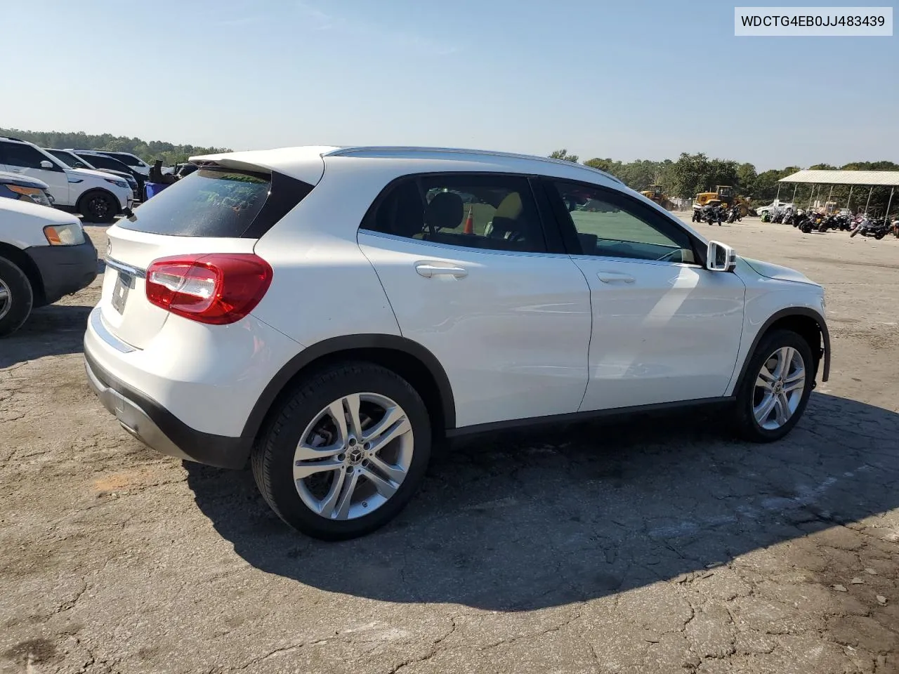 2018 Mercedes-Benz Gla 250 VIN: WDCTG4EB0JJ483439 Lot: 72407734