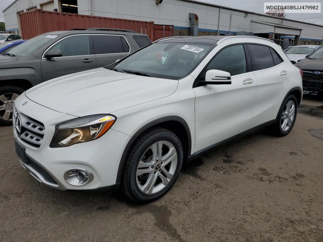 2018 Mercedes-Benz Gla 250 4Matic VIN: WDCTG4GB5JJ479982 Lot: 72507104