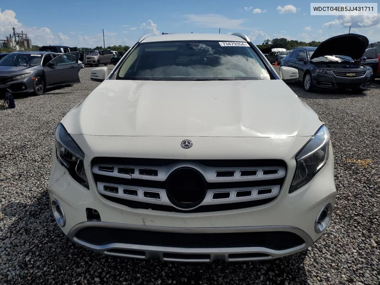 2018 Mercedes-Benz Gla 250 VIN: WDCTG4EB5JJ431711 Lot: 73479354