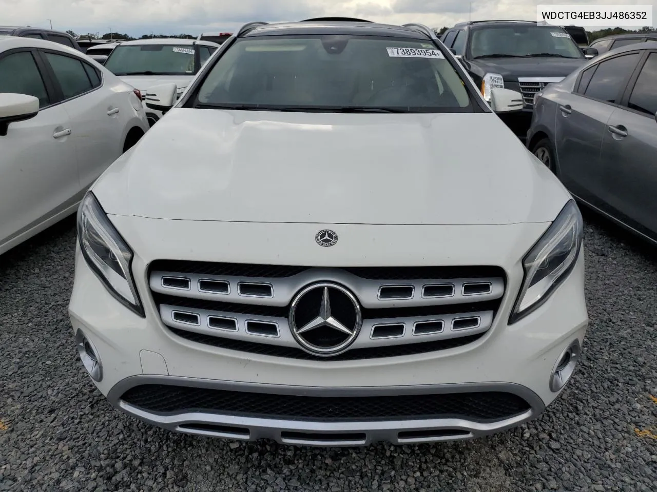 2018 Mercedes-Benz Gla 250 VIN: WDCTG4EB3JJ486352 Lot: 73893954