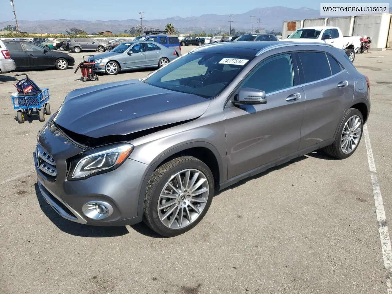 2018 Mercedes-Benz Gla 250 4Matic VIN: WDCTG4GB6JJ515632 Lot: 74077504